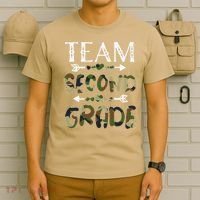 Team Second Grade Back To School 1st Day Camo Teachers T-Shirt thumb 6