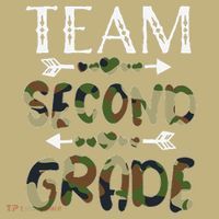 Team Second Grade Back To School 1st Day Camo Teachers Button thumb 1