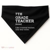 Team Seventh Grade Back To School 7th Grade Teacher Student USA-Made Doggie Bandana thumb 0