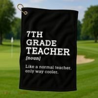 Team Seventh Grade Back To School 7th Grade Teacher Student Golf Towel thumb 1