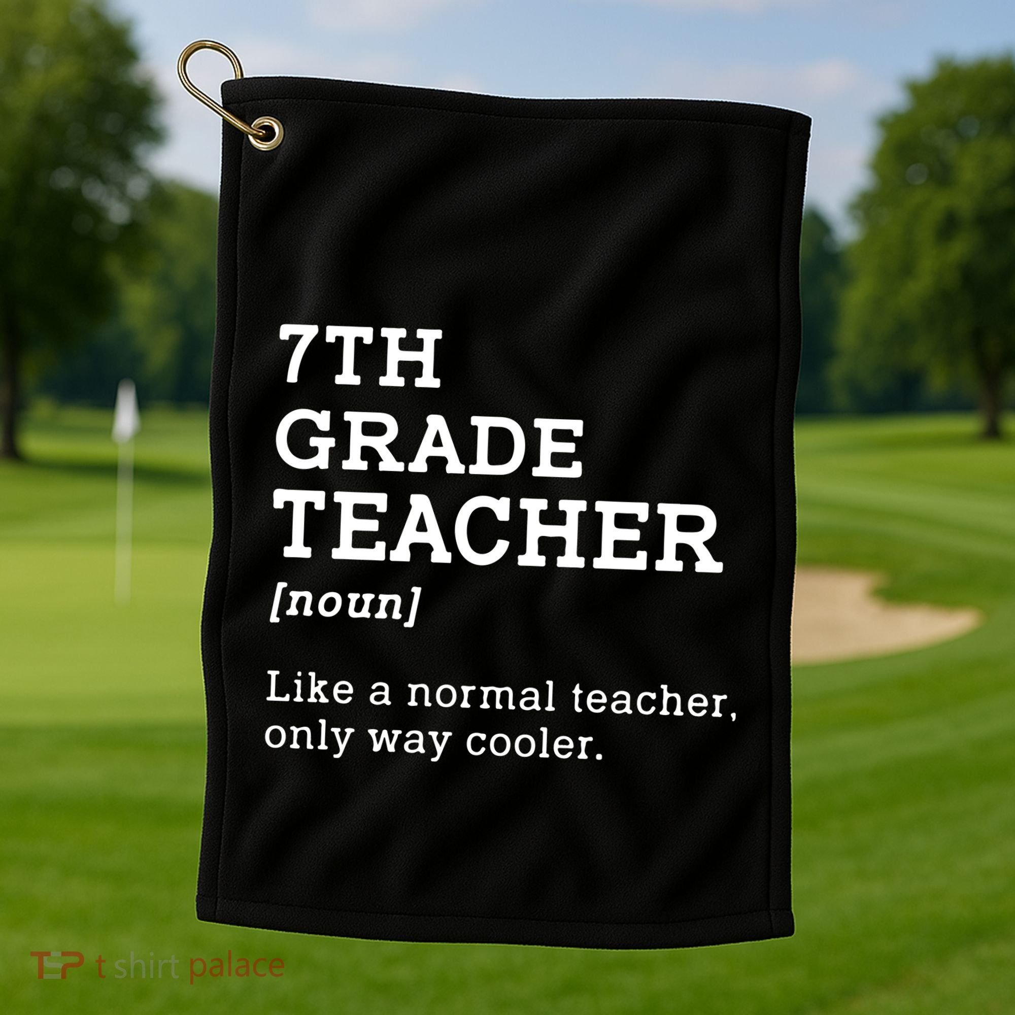 Team Seventh Grade Back To School 7th Grade Teacher Student Golf Towel