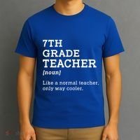 Team Seventh Grade Back To School 7th Grade Teacher Student T-Shirt thumb 3