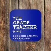 Team Seventh Grade Back To School 7th Grade Teacher Student Coaster thumb 0