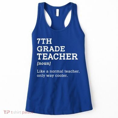 Team Seventh Grade Back To School 7th Grade Teacher Student Women's Tank Top