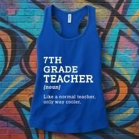 Team Seventh Grade Back To School 7th Grade Teacher Student Women's Tank Top thumb 3