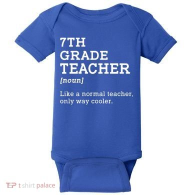 Team Seventh Grade Back To School 7th Grade Teacher Student Baby Bodysuit
