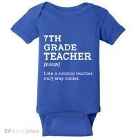 Team Seventh Grade Back To School 7th Grade Teacher Student Baby Bodysuit thumb 0