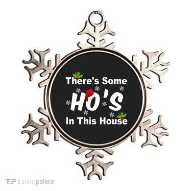 There's Some Ho's In This House Funny Xmas Ornament
