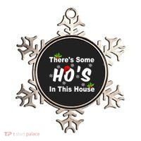There's Some Ho's In This House Funny Xmas Ornament thumb 0