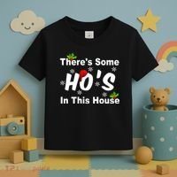 There's Some Ho's In This House Funny Xmas Toddler T-Shirt thumb 3