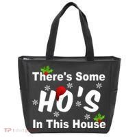 There's Some Ho's In This House Funny Xmas Tote Bag thumb 0