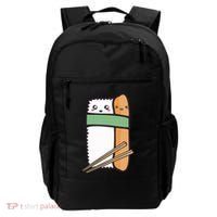 Tuna Sushi Hug Gift Kawaii Japanese Sushi Lover Cool Gift Backpack thumb 0