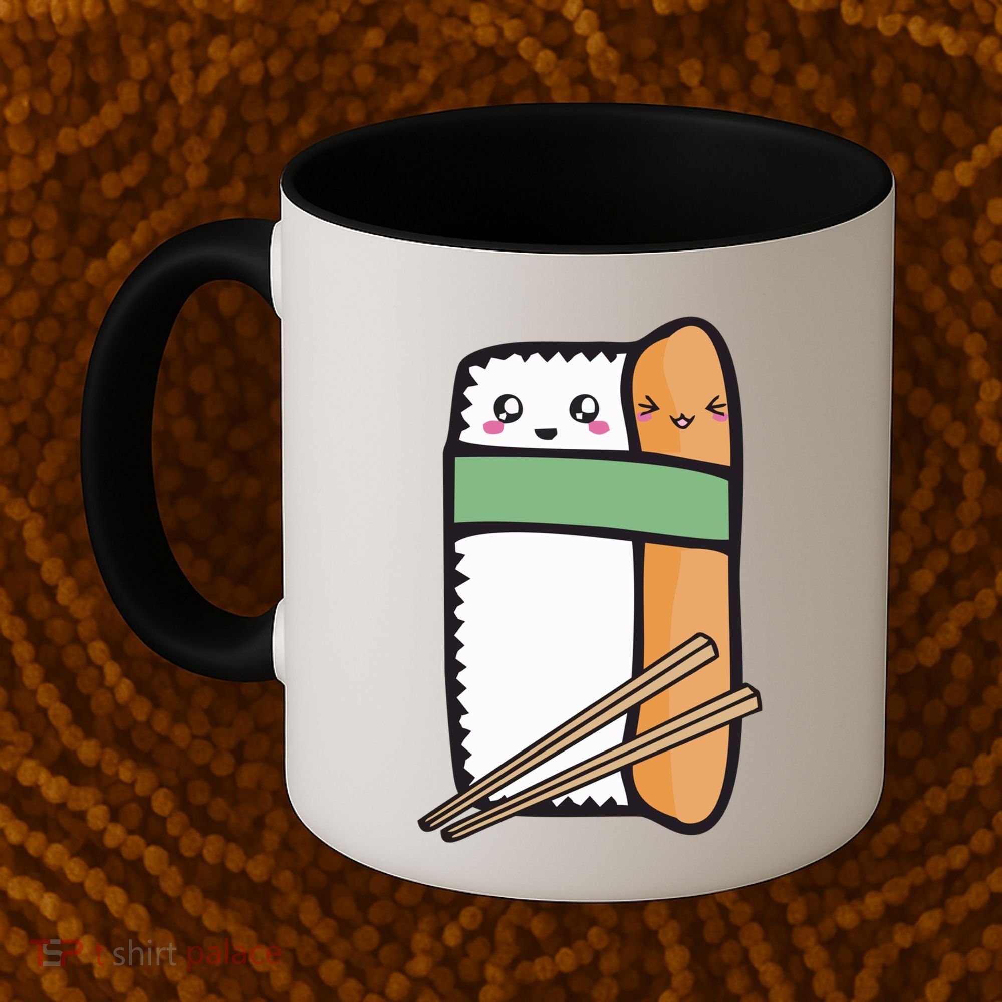 Tuna Sushi Hug Gift Kawaii Japanese Sushi Lover Cool Gift Coffee Mug