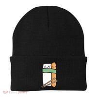 Tuna Sushi Hug Gift Kawaii Japanese Sushi Lover Cool Gift Beanie thumb 0