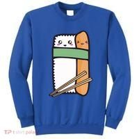 Tuna Sushi Hug Gift Kawaii Japanese Sushi Lover Cool Gift Sweatshirt thumb 0