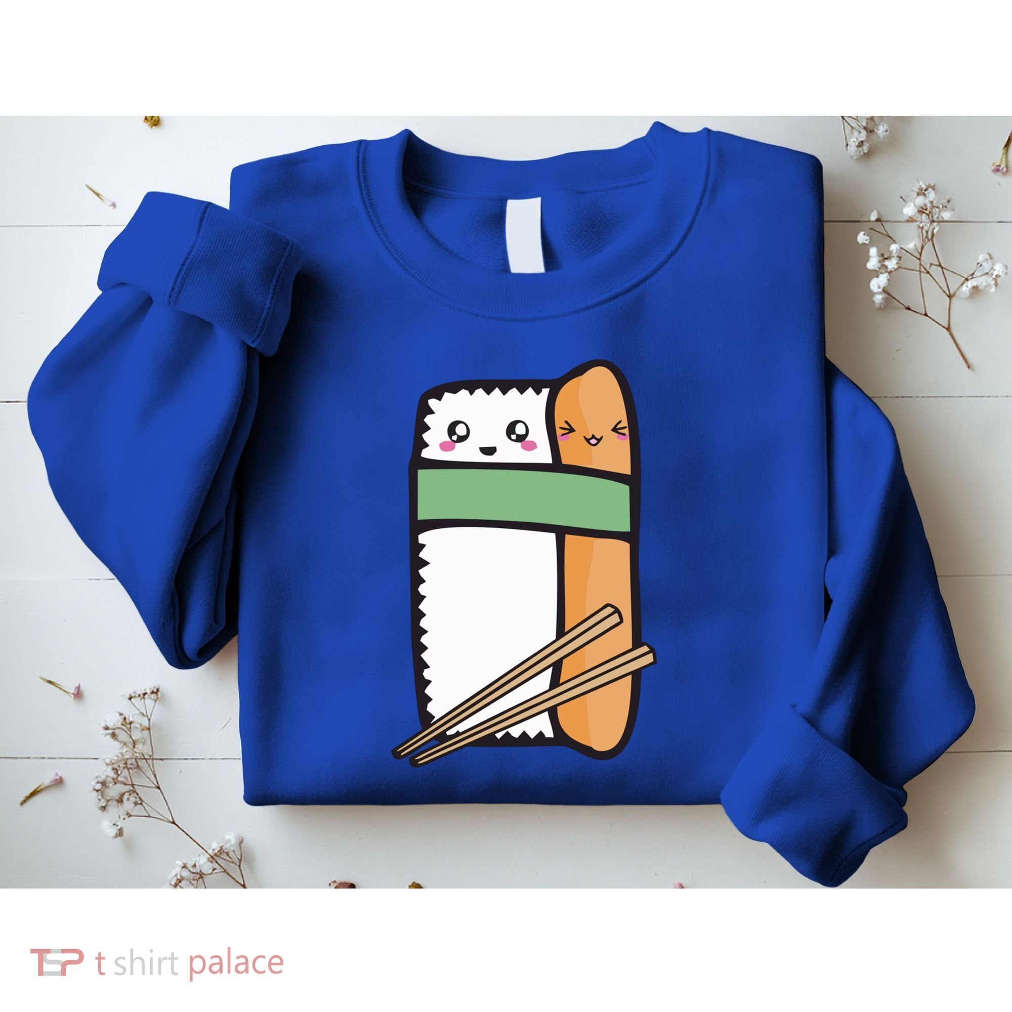 Tuna Sushi Hug Gift Kawaii Japanese Sushi Lover Cool Gift Sweatshirt