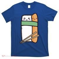 Tuna Sushi Hug Gift Kawaii Japanese Sushi Lover Cool Gift T-Shirt thumb 0