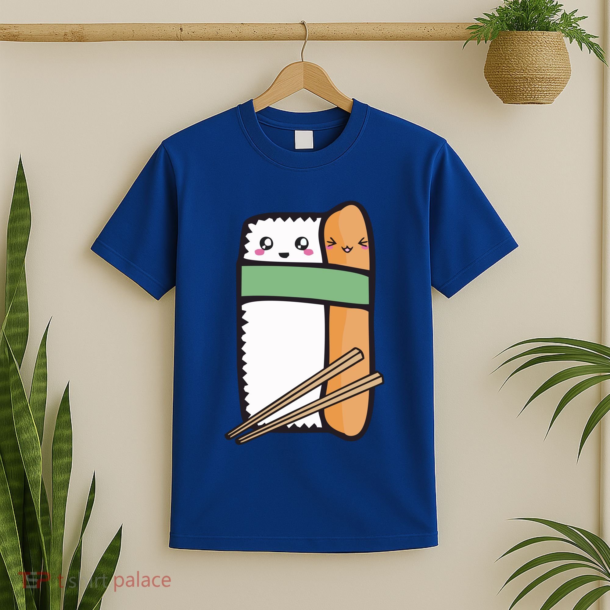 Tuna Sushi Hug Gift Kawaii Japanese Sushi Lover Cool Gift T-Shirt