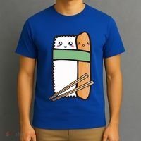 Tuna Sushi Hug Gift Kawaii Japanese Sushi Lover Cool Gift T-Shirt thumb 3