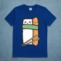 Tuna Sushi Hug Gift Kawaii Japanese Sushi Lover Cool Gift T-Shirt thumb 5