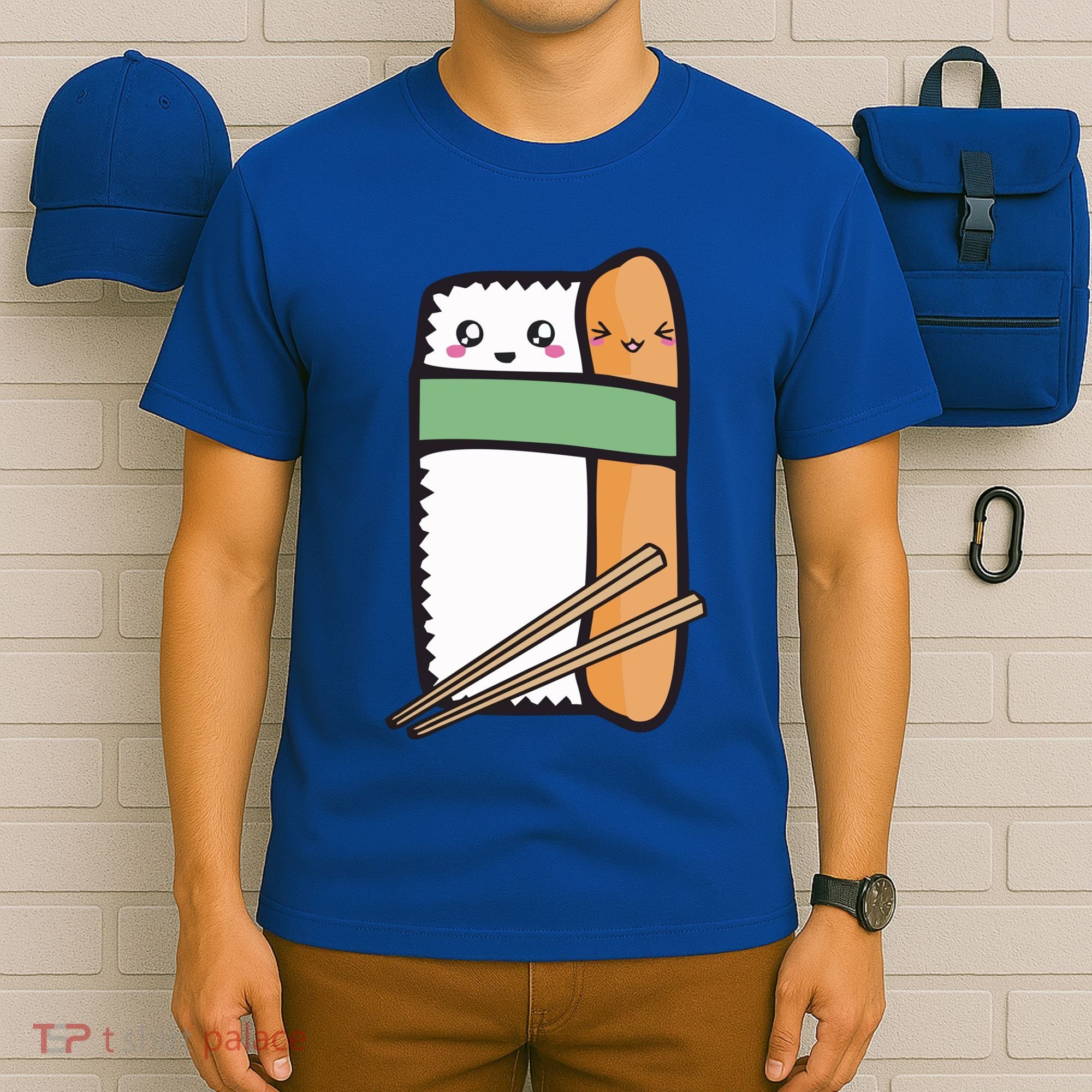 Tuna Sushi Hug Gift Kawaii Japanese Sushi Lover Cool Gift T-Shirt