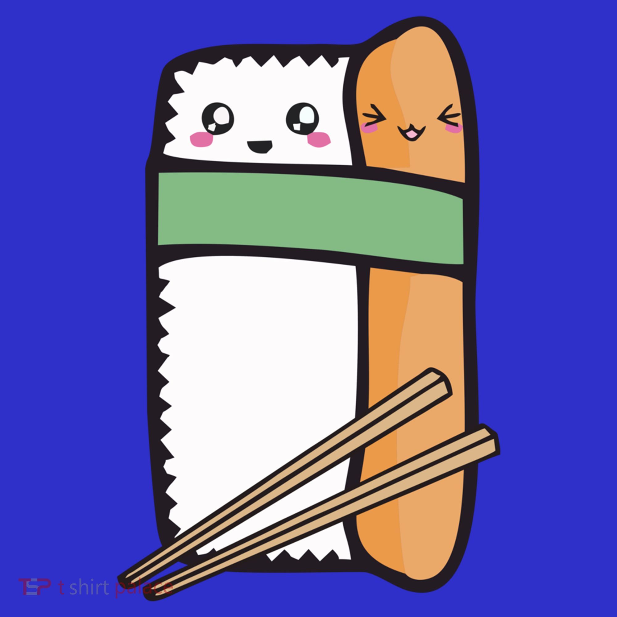 Tuna Sushi Hug Gift Kawaii Japanese Sushi Lover Cool Gift T-Shirt