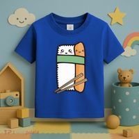 Tuna Sushi Hug Gift Kawaii Japanese Sushi Lover Cool Gift Toddler T-Shirt thumb 3