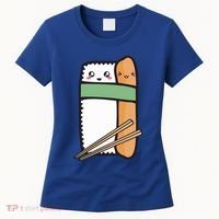 Tuna Sushi Hug Gift Kawaii Japanese Sushi Lover Cool Gift Women's T-Shirt thumb 0
