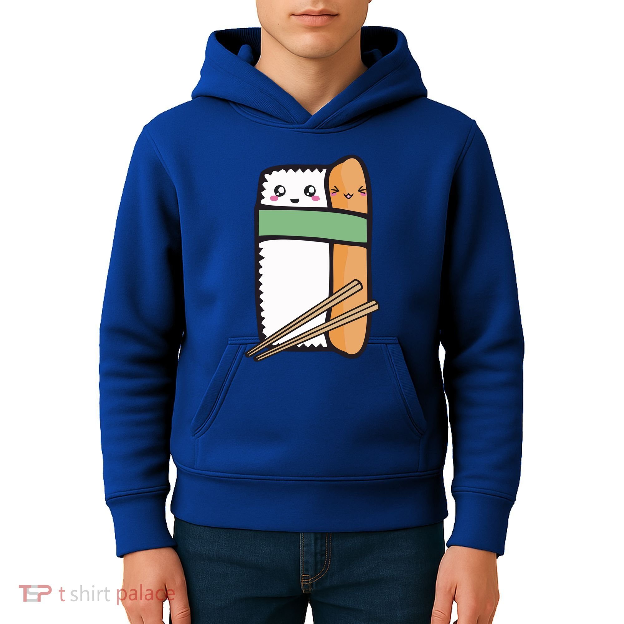 Tuna Sushi Hug Gift Kawaii Japanese Sushi Lover Cool Gift Kids Hoodie