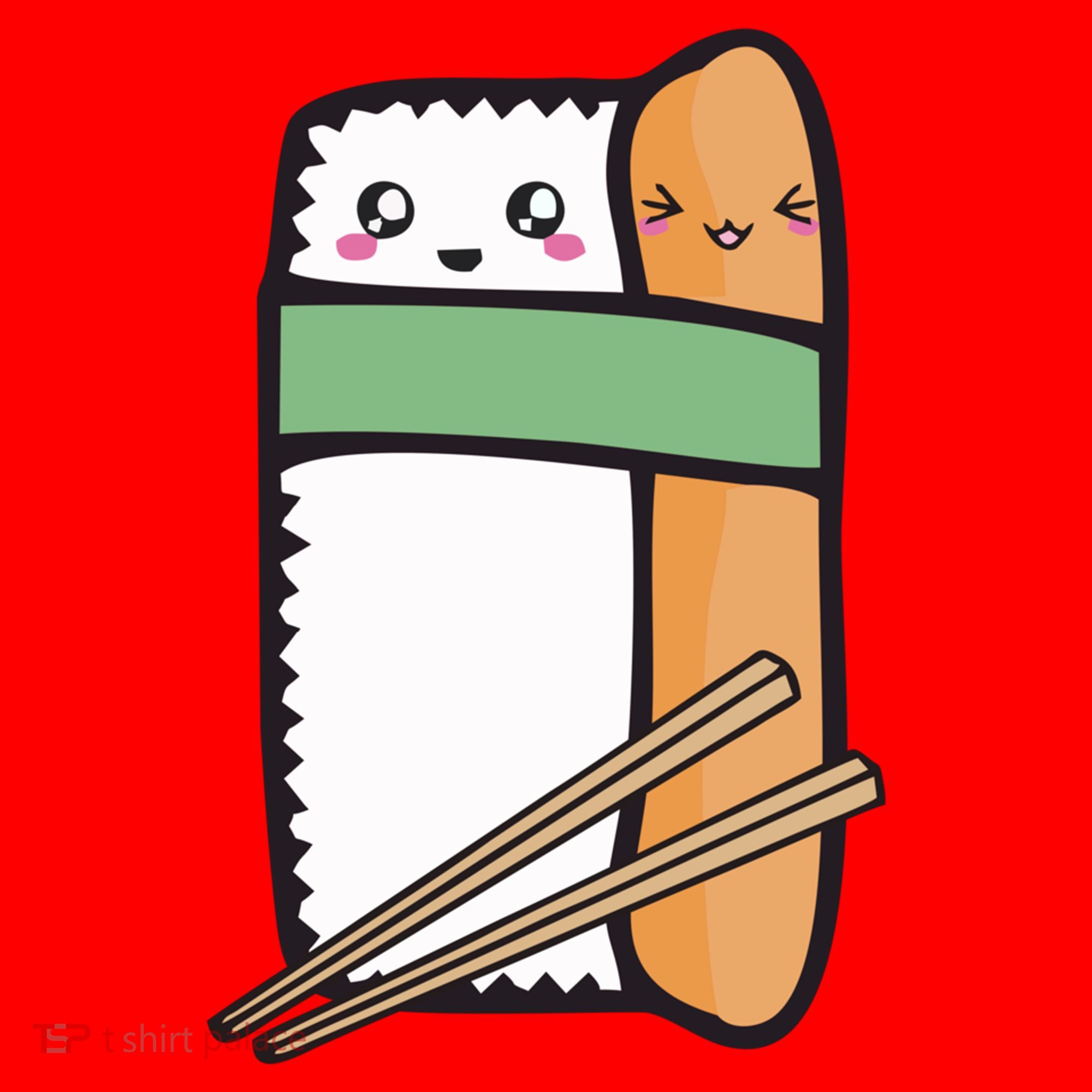 Tuna Sushi Hug Gift Kawaii Japanese Sushi Lover Cool Gift Santa Hat