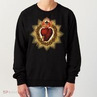 The Sacred Heart Of Jesus Catholic Icon Women's Sweatshirt thumb 0