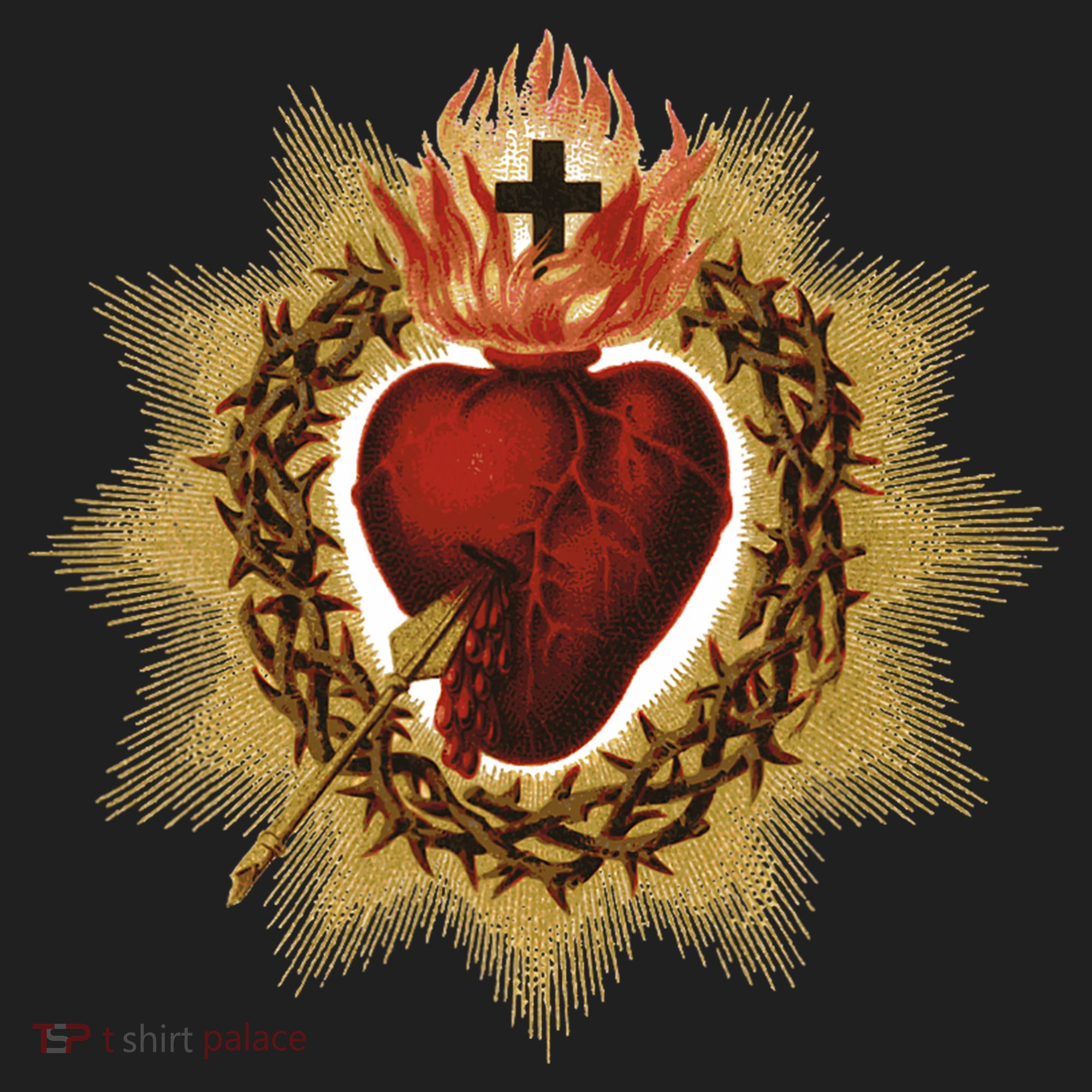 The Sacred Heart Of Jesus Catholic Icon Women's Sweatshirt