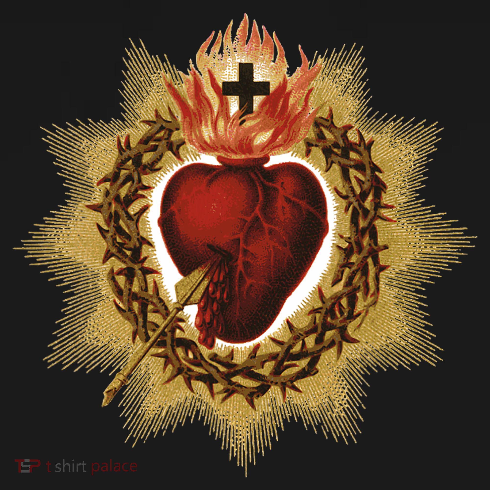 The Sacred Heart Of Jesus Catholic Icon Sweatshirt