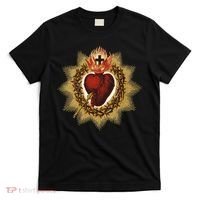 The Sacred Heart Of Jesus Catholic Icon T-Shirt thumb 0