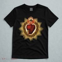 The Sacred Heart Of Jesus Catholic Icon T-Shirt thumb 5