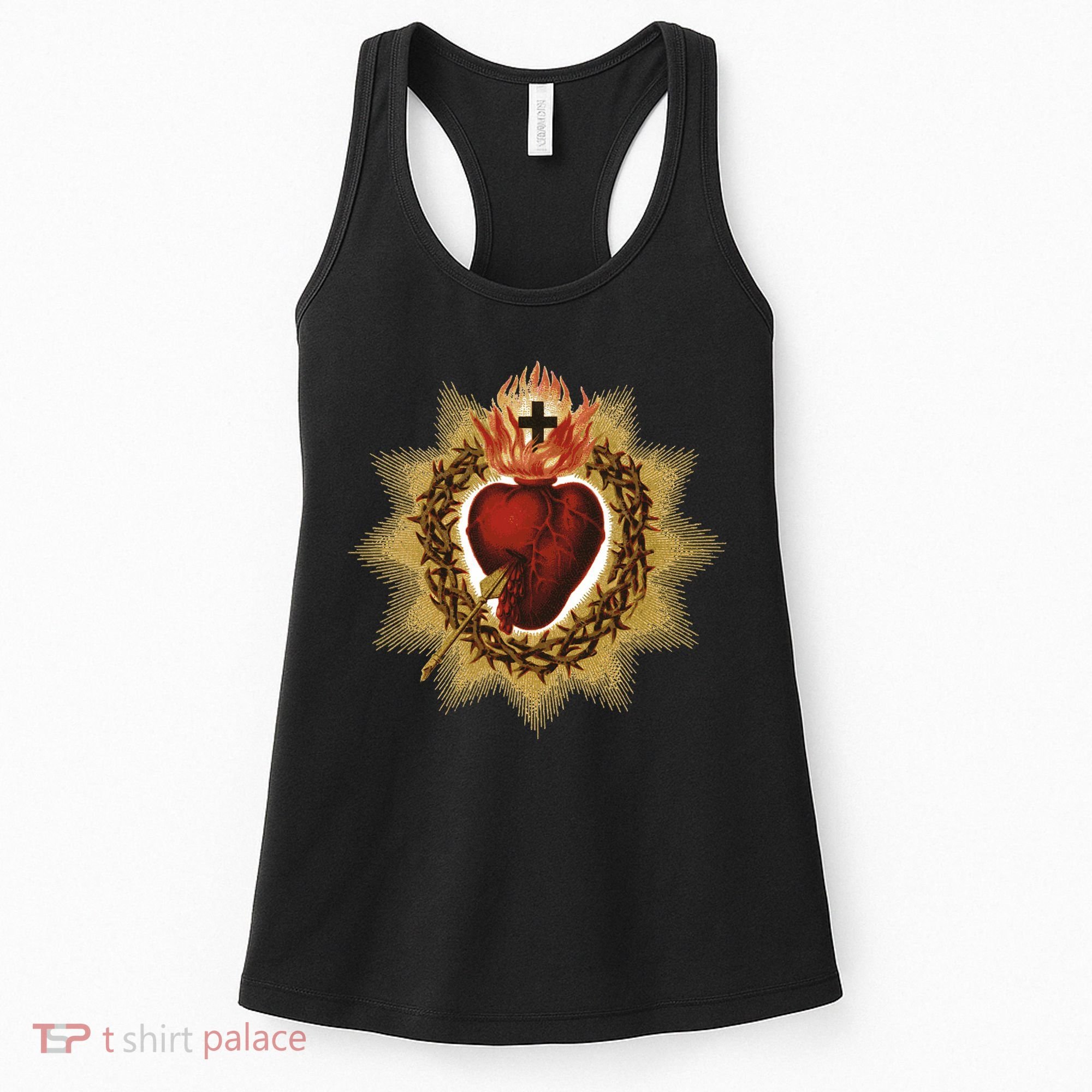 The Sacred Heart Of Jesus Catholic Icon Women's Tank Top