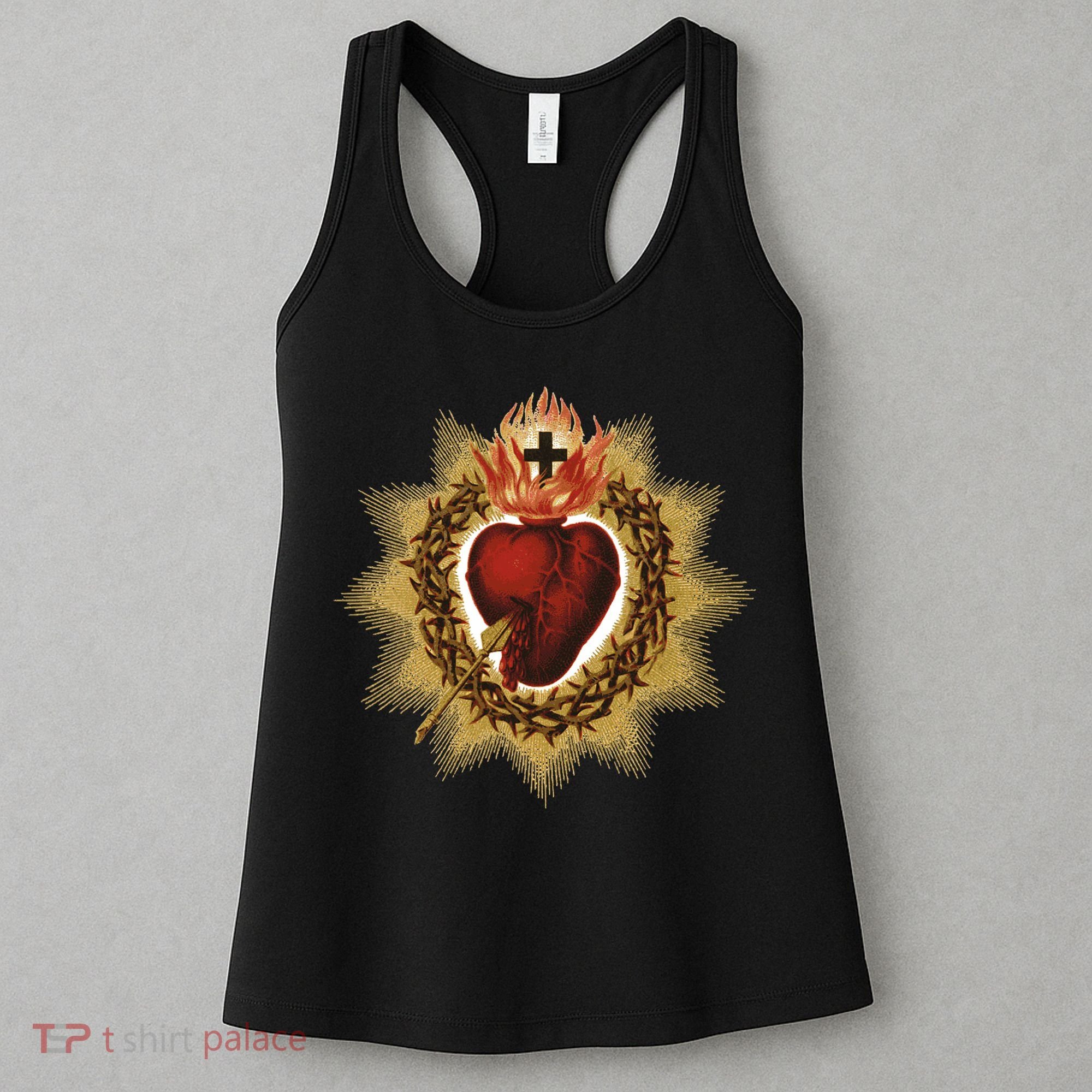 The Sacred Heart Of Jesus Catholic Icon Women's Tank Top