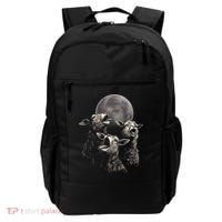 Three Sheeps Howling To The Moon Backpack thumb 0
