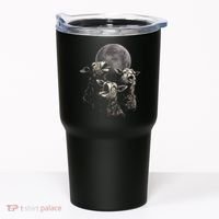 Three Sheeps Howling To The Moon Tumbler thumb 0
