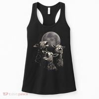 Three Sheeps Howling To The Moon Women's Tank Top thumb 0