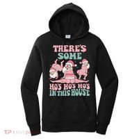 Theres Some Hos In This House Funny Santa Twerk Christmas Women's Hoodie thumb 0