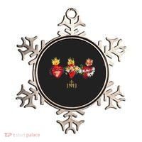 Three Sacred Hearts Of Jesus Mary Joseph Jmj Catholic Ornament thumb 0
