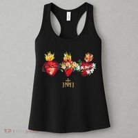 Three Sacred Hearts Of Jesus Mary Joseph Jmj Catholic Women's Tank Top thumb 3