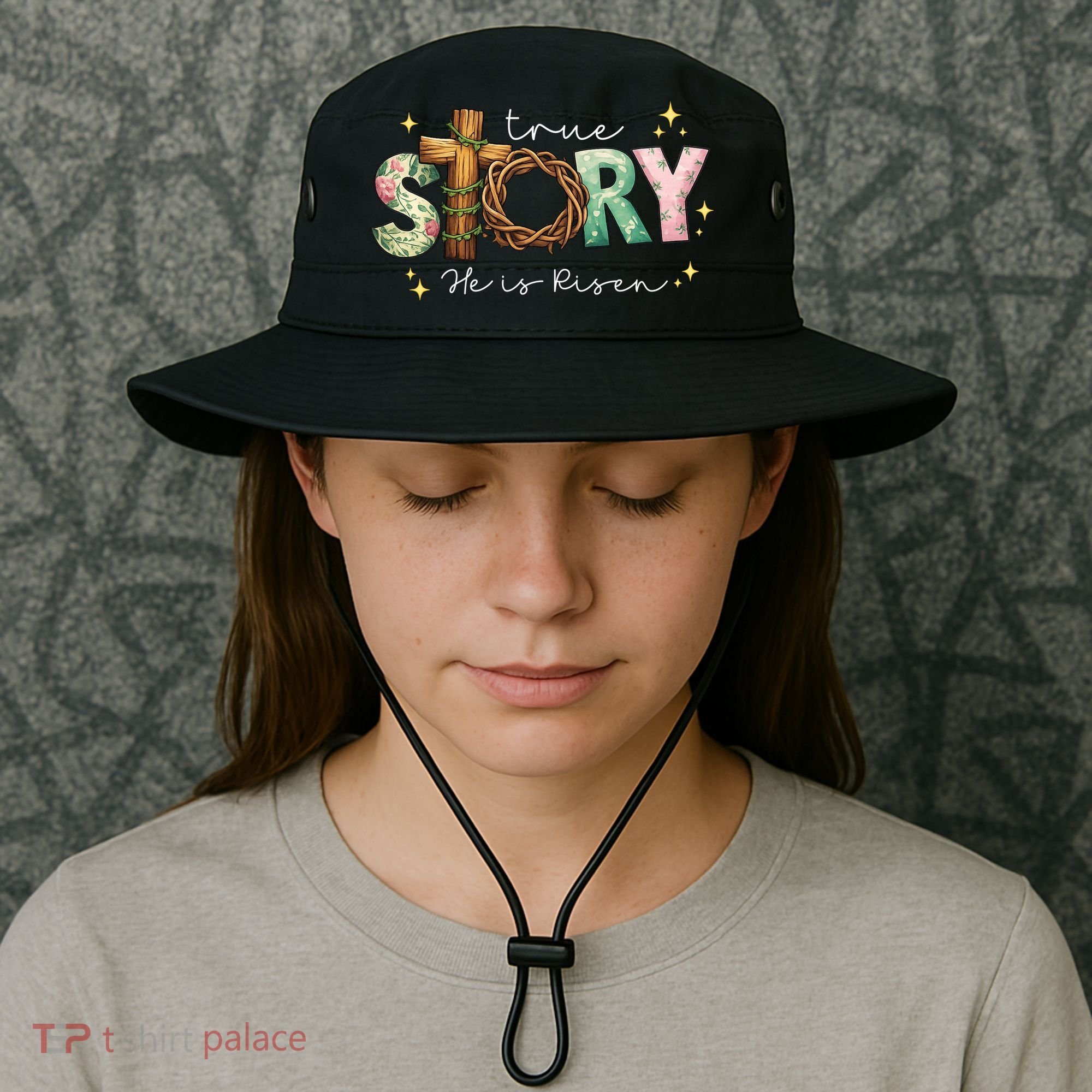 True Story He Is Risen Bucket Hat