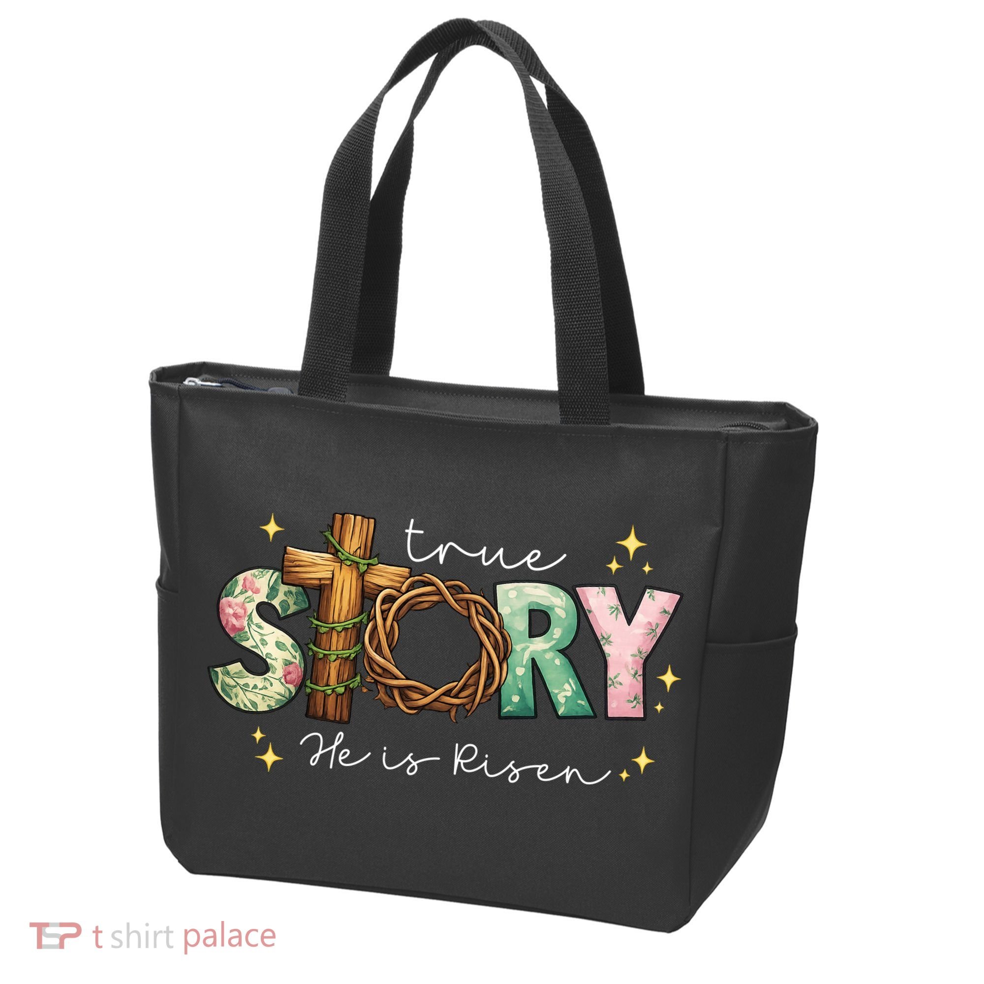 True Story He Is Risen Tote Bag