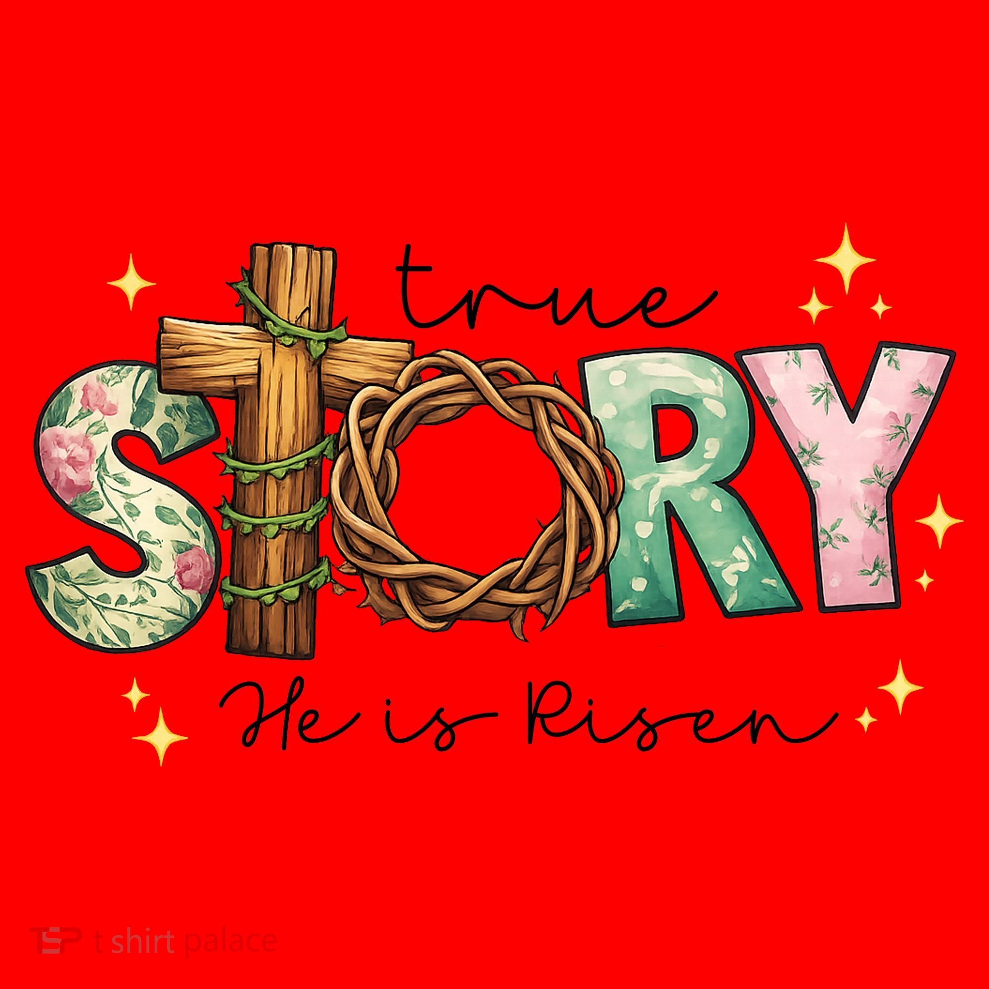 True Story He Is Risen Santa Hat
