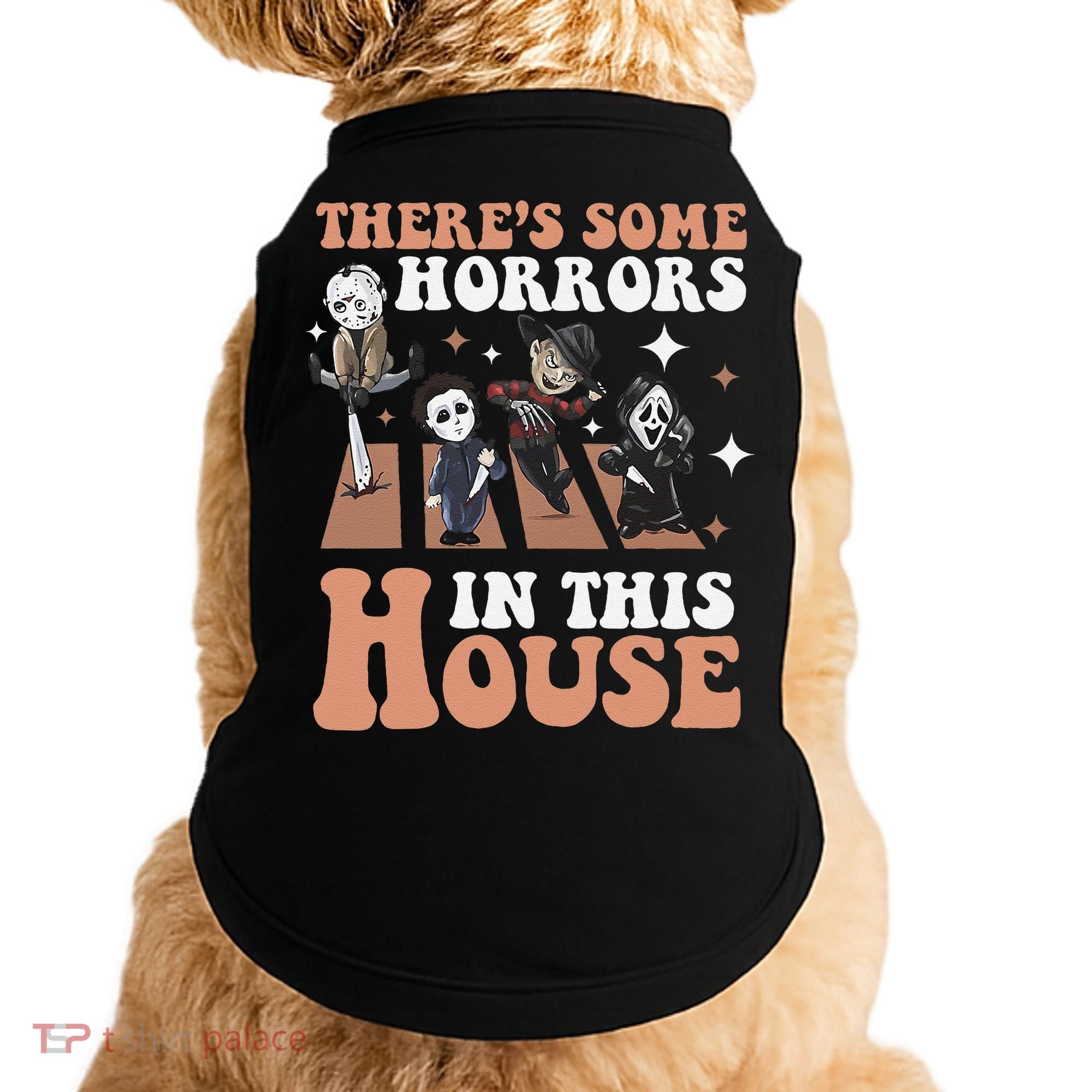 ThereS Some Horrors In This House Funny Horror Characters Doggie Tank