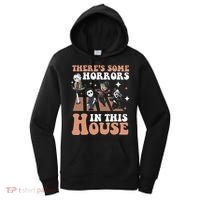 ThereS Some Horrors In This House Funny Horror Characters Women's Hoodie thumb 0