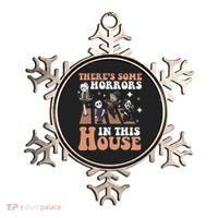 ThereS Some Horrors In This House Funny Horror Characters Ornament thumb 0