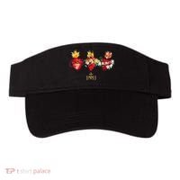 Three Sacred Hearts Of Jesus Mary Joseph Jmj Catholic Visor thumb 0